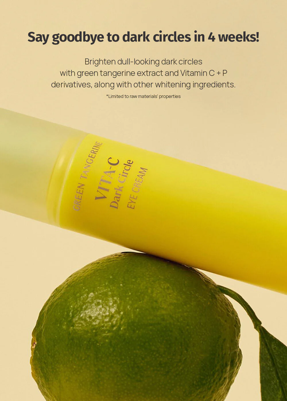 goodal Green Tangerine Vita C Dark Circle Eye Cream 30ml - Image 6