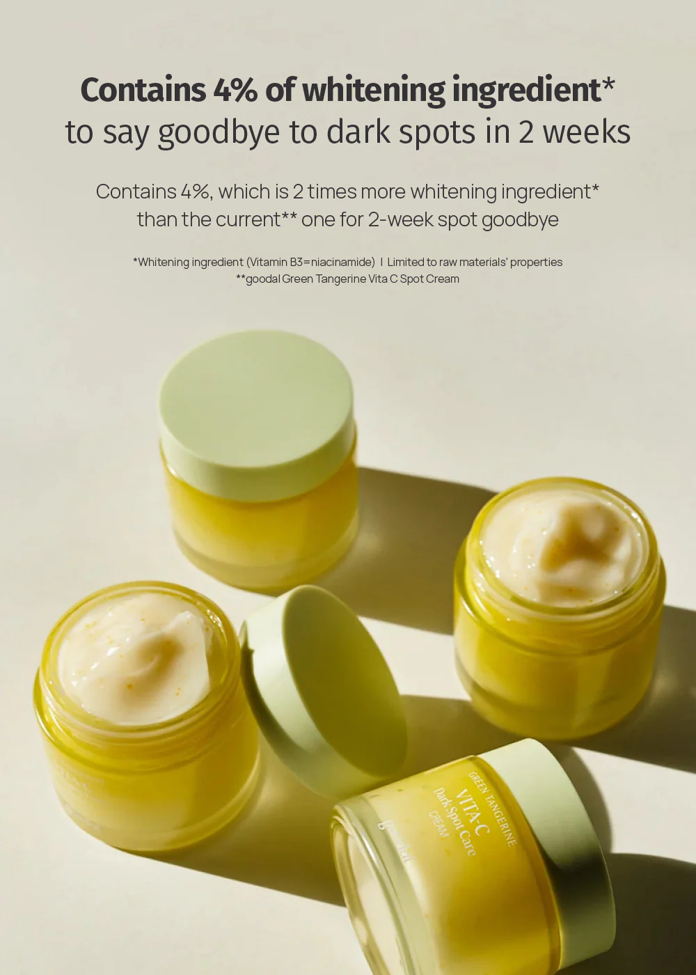 goodal Green Tangerine Vita C Dark Spot Care Cream 50ml - Image 6