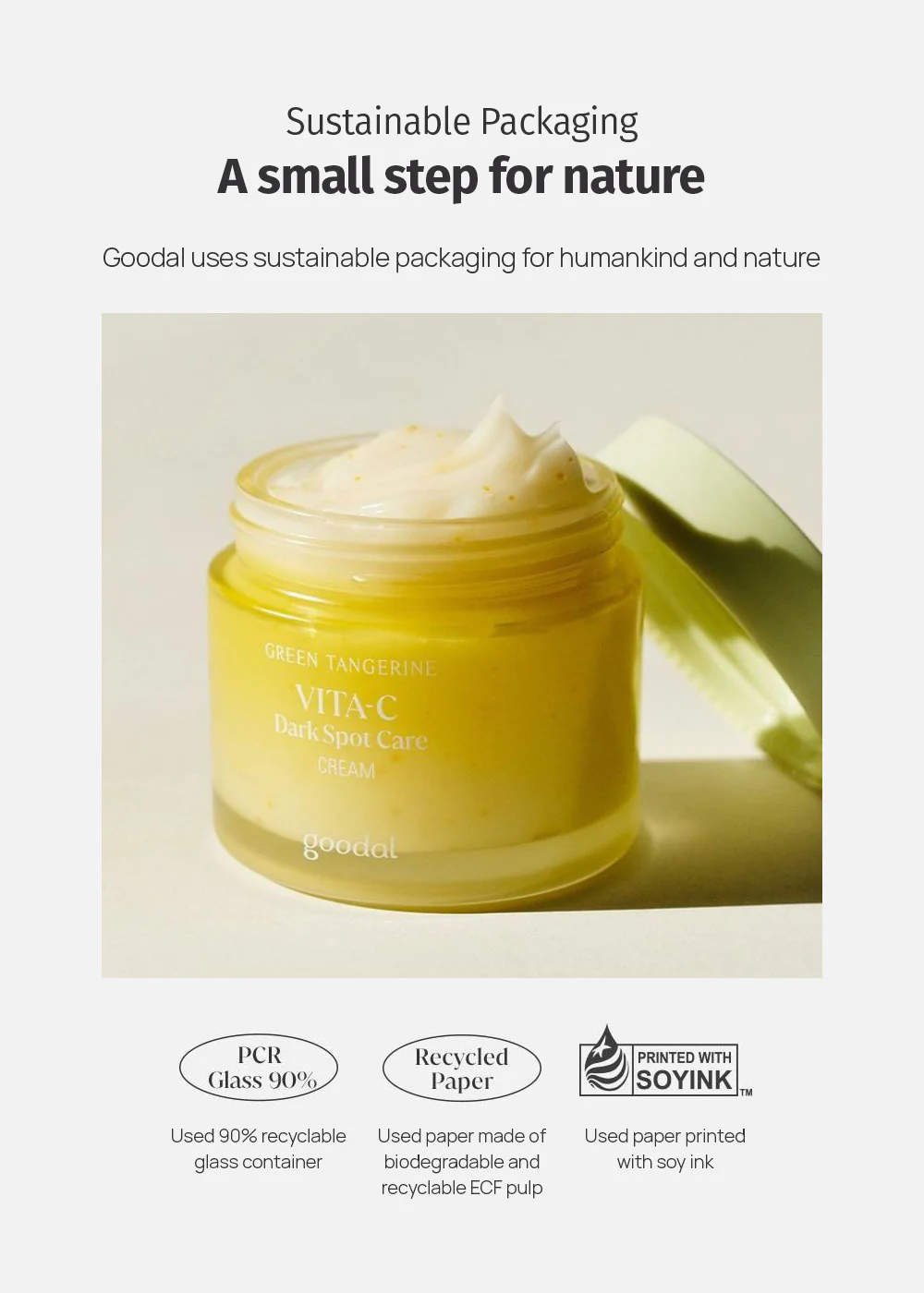 goodal Green Tangerine Vita C Dark Spot Care Cream 50ml - Image 9