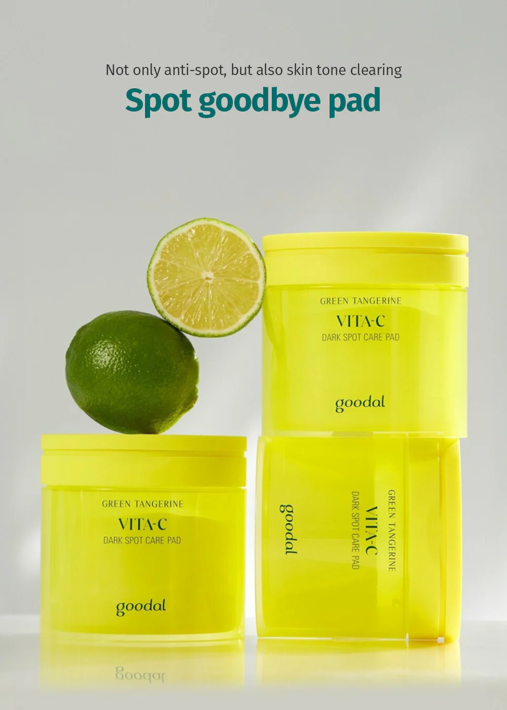 goodal Green Tangerine Vita C Dark Spot Care Pad (70 Sheets) - Image 2