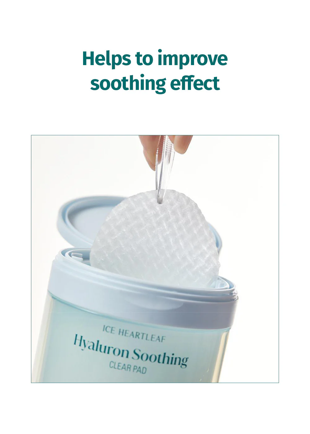 goodal Heartleaf Hyaluron Soothing Clear Pad (70 Pads) - Image 3