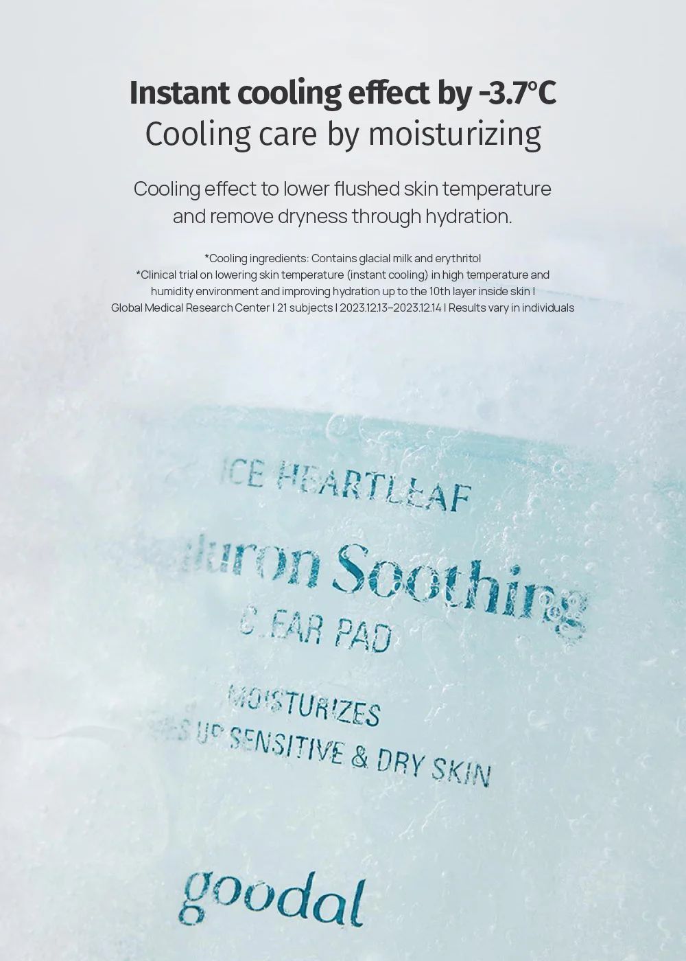 goodal Heartleaf Hyaluron Soothing Clear Pad (70 Pads) - Image 5