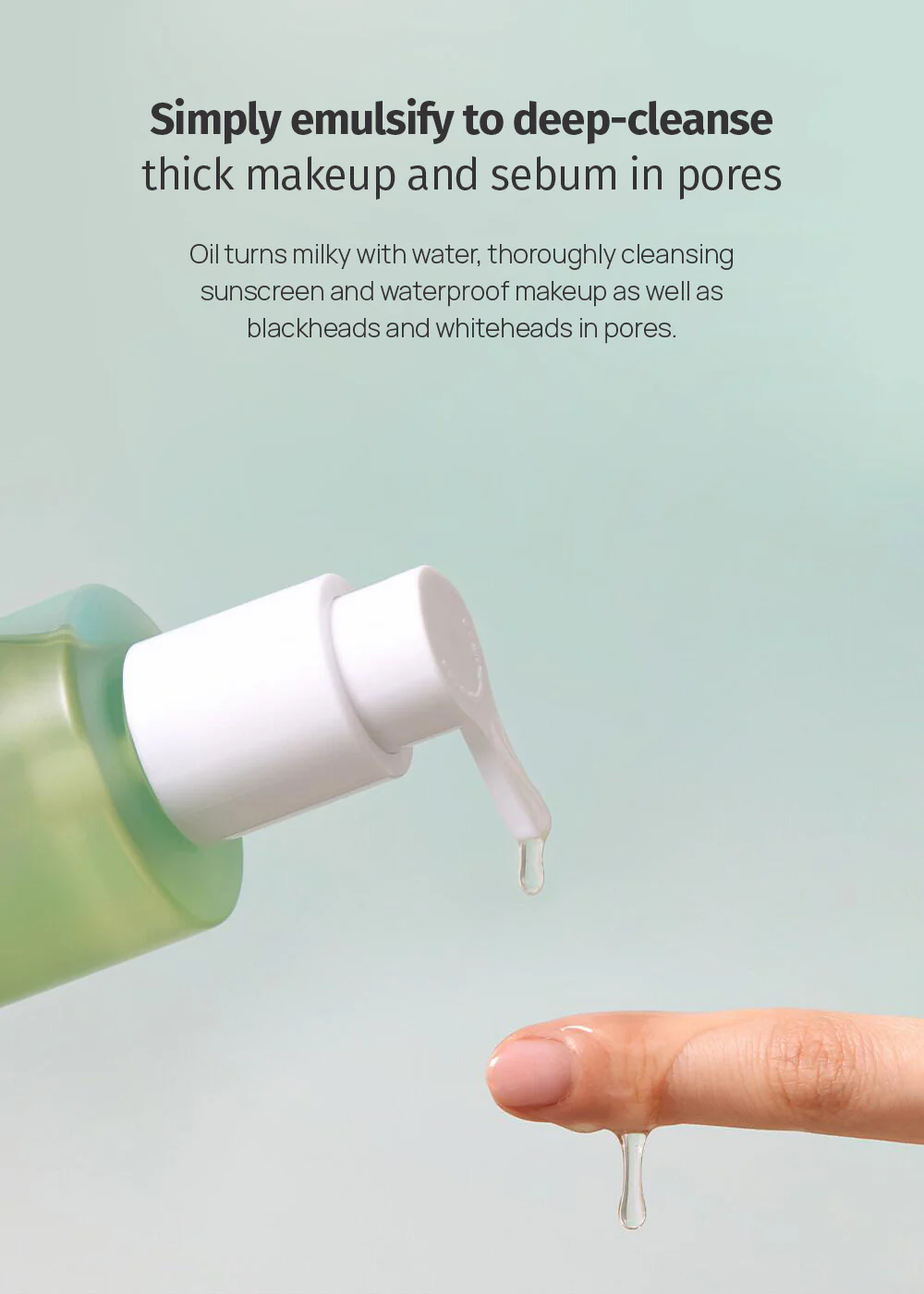 goodal Heartleaf Hyaluron Soothing Pore Cleansing Oil 200ml - Image 5