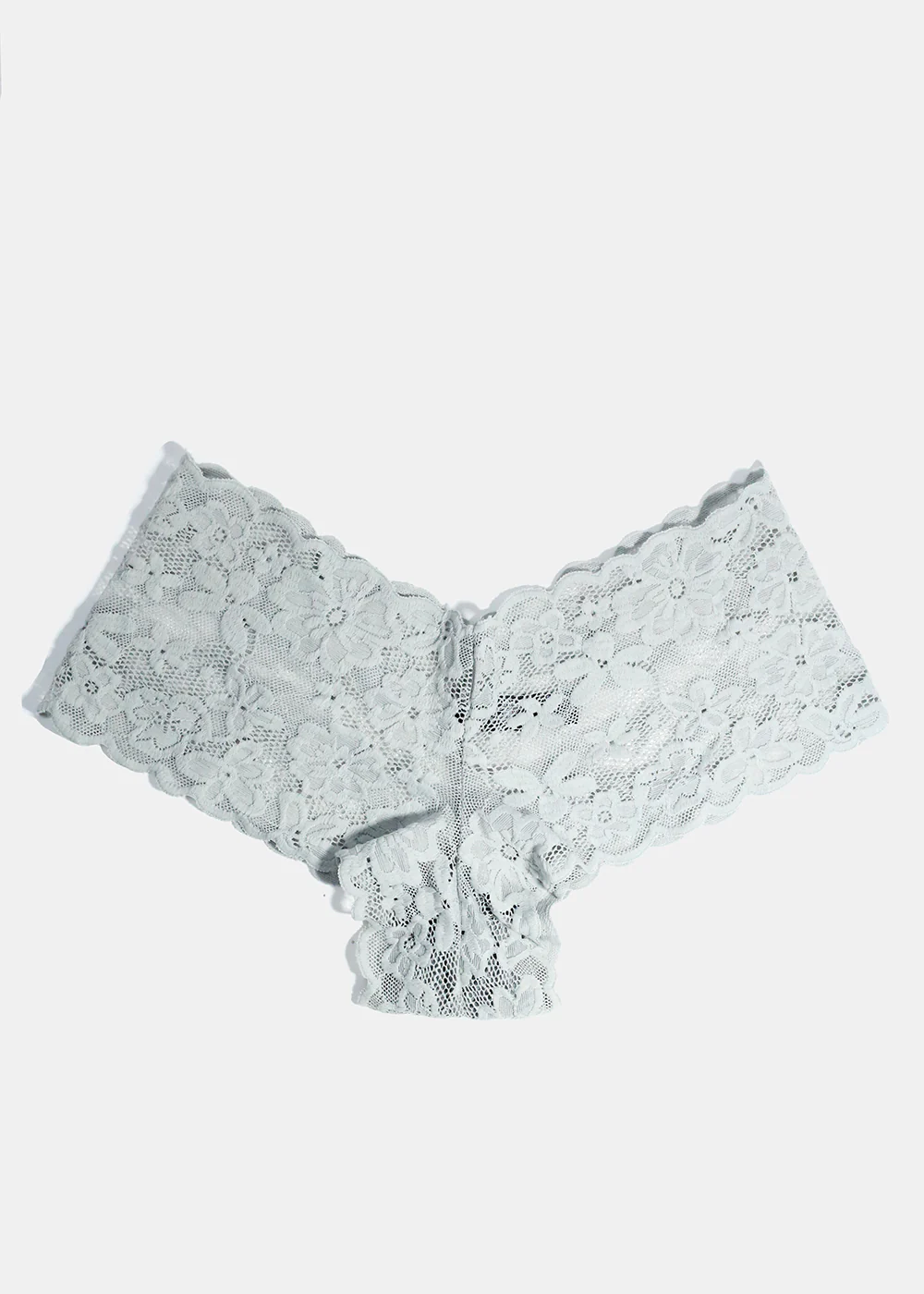 Grey Lace Cheeky