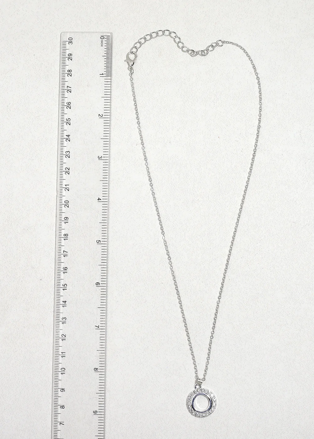 Halo Spark Circle Necklace - Image 3