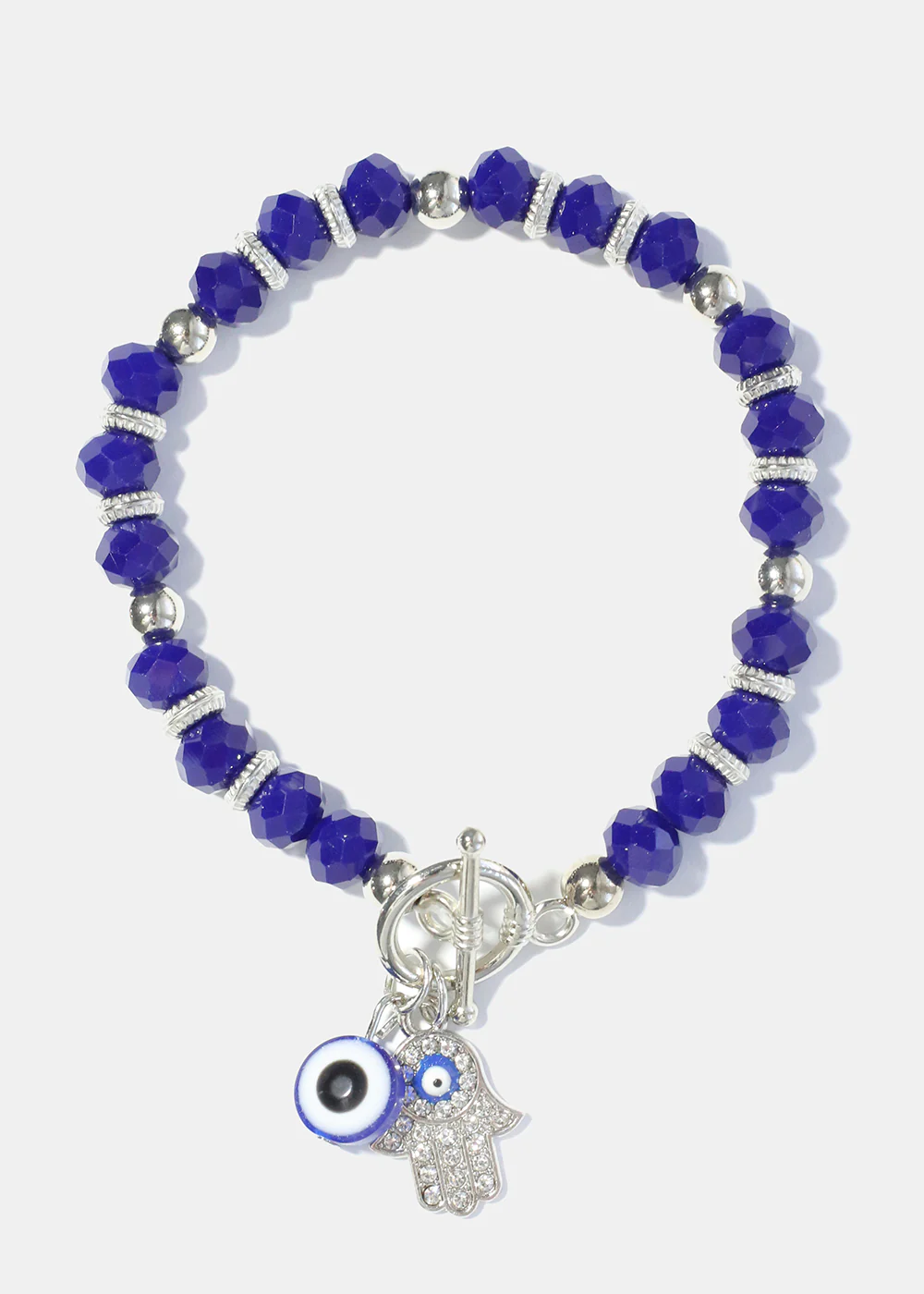 Hamsa Hand and Evil Eye Bead Bracelet - Image 5