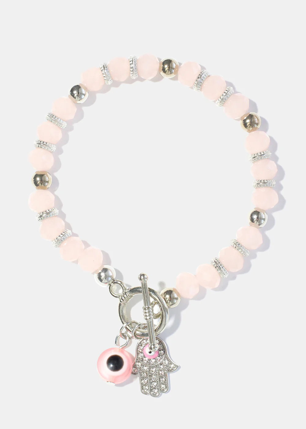Hamsa Hand and Evil Eye Bead Bracelet - Image 8
