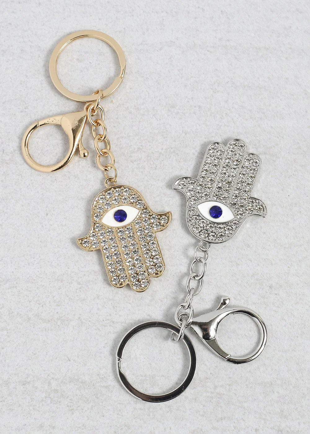 Hamsa Hand & Evil Eye Keychain