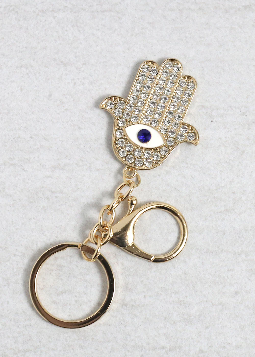 Hamsa Hand & Evil Eye Keychain - Image 2
