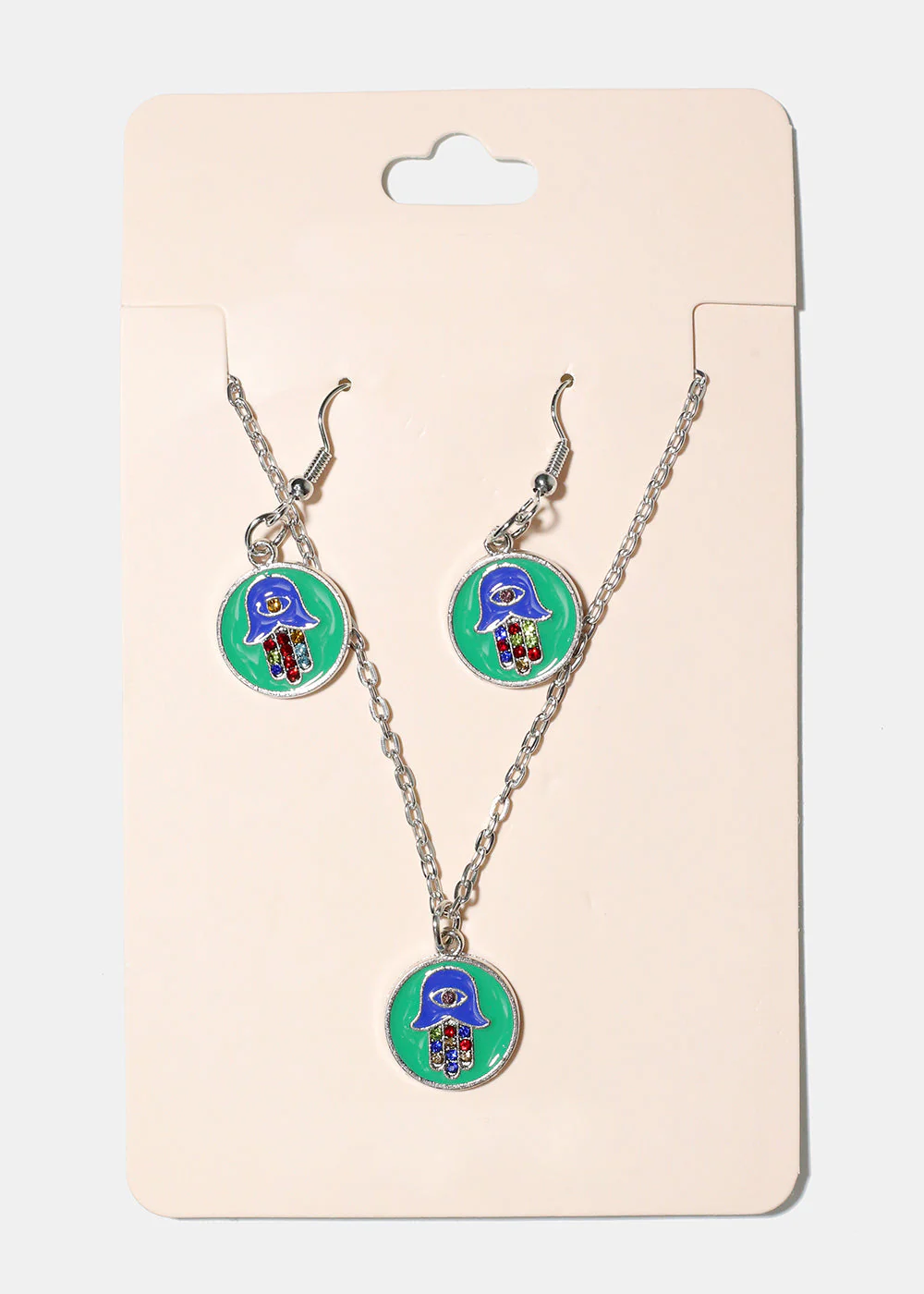 Hamsa Hand Pendant Necklace - Image 11