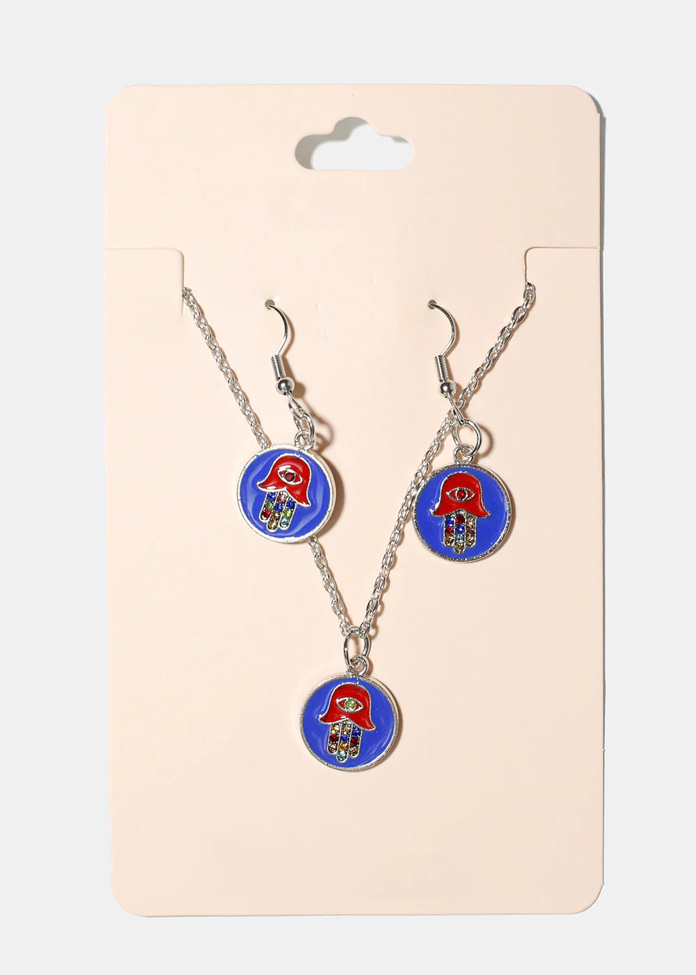 Hamsa Hand Pendant Necklace - Image 12