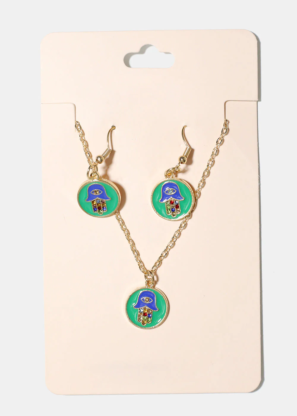 Hamsa Hand Pendant Necklace - Image 13