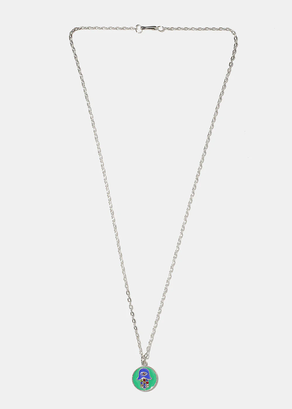 Hamsa Hand Pendant Necklace - Image 2