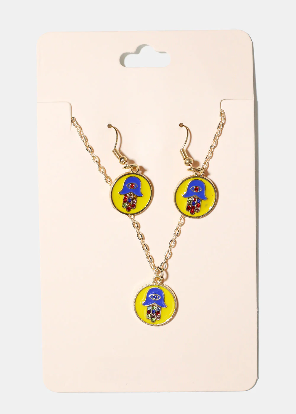 Hamsa Hand Pendant Necklace - Image 5