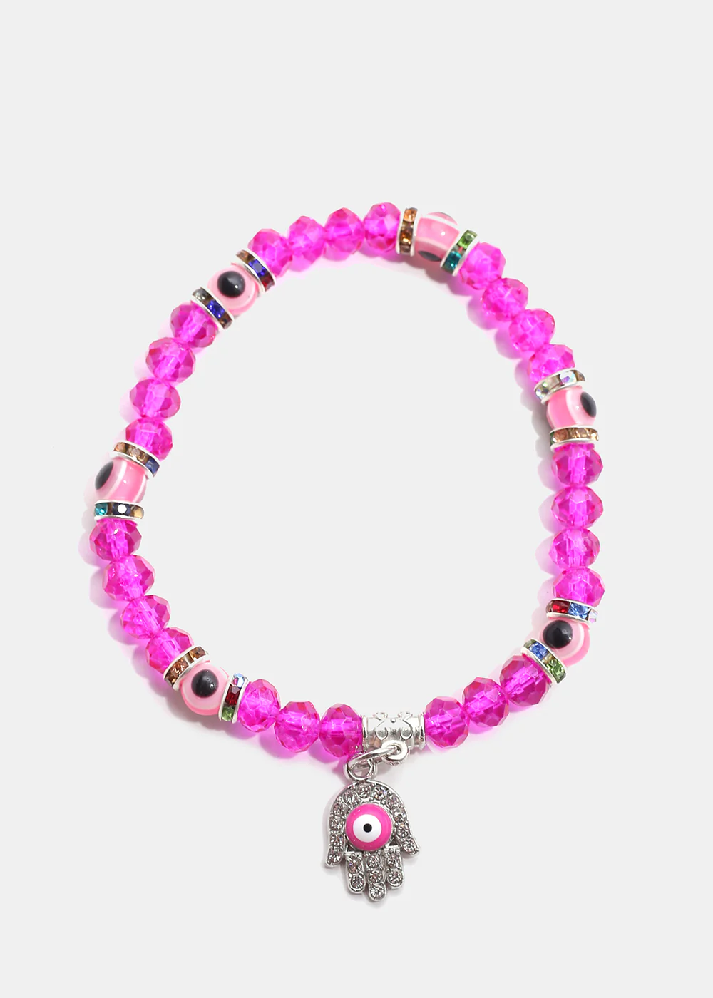 Hamsa Hand with Evil Eye Bead Bracelet - Image 12