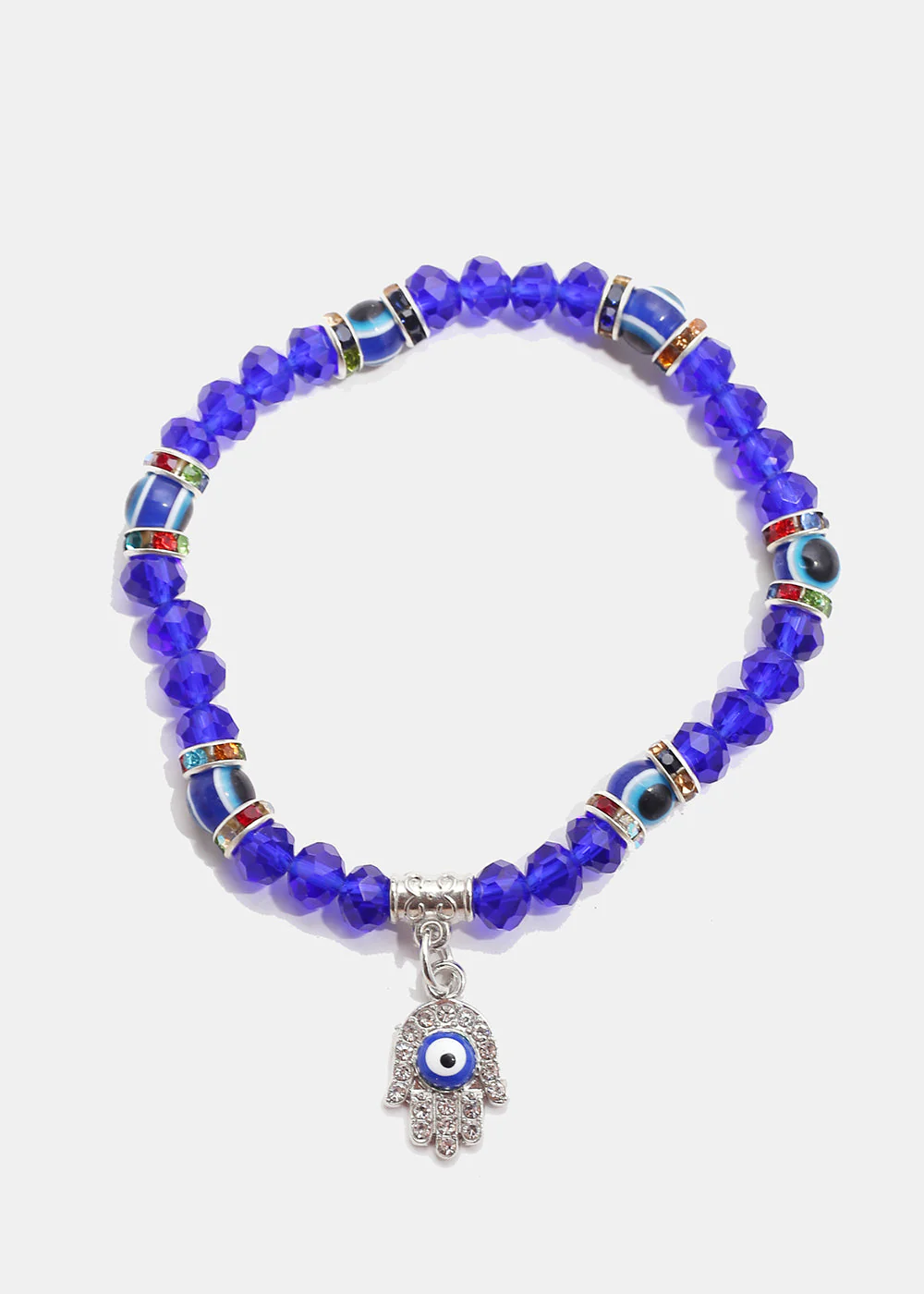 Hamsa Hand with Evil Eye Bead Bracelet - Image 13