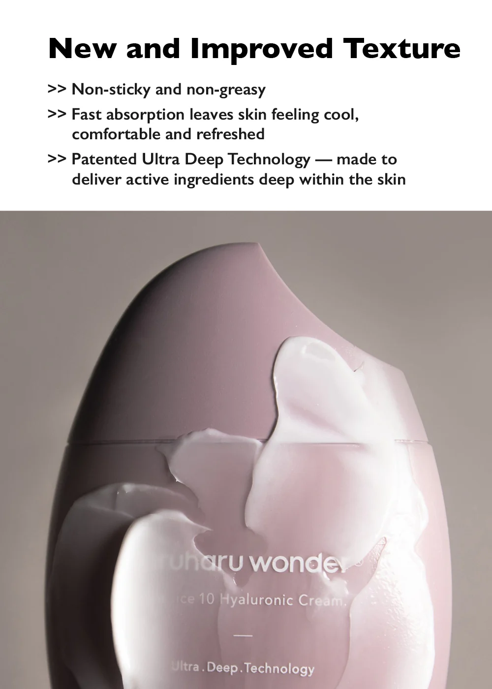 haruharu wonder Black Rice 10 Hyaluronic Cream 50ml - Image 4