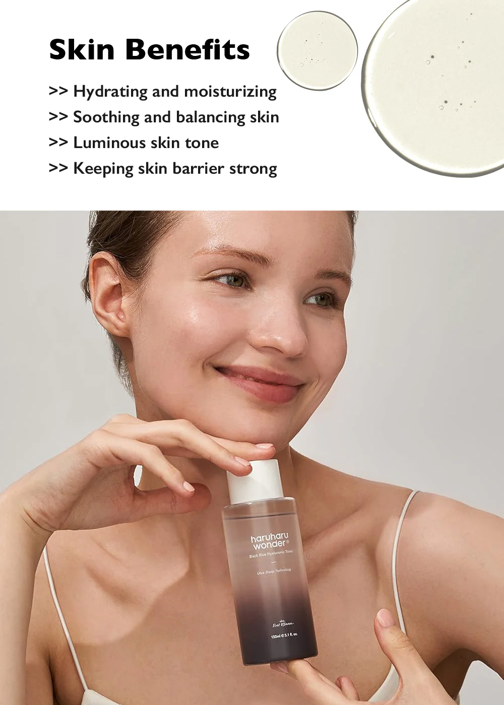 haruharu wonder Black Rice Hyaluronic Toner 300ml - Image 3