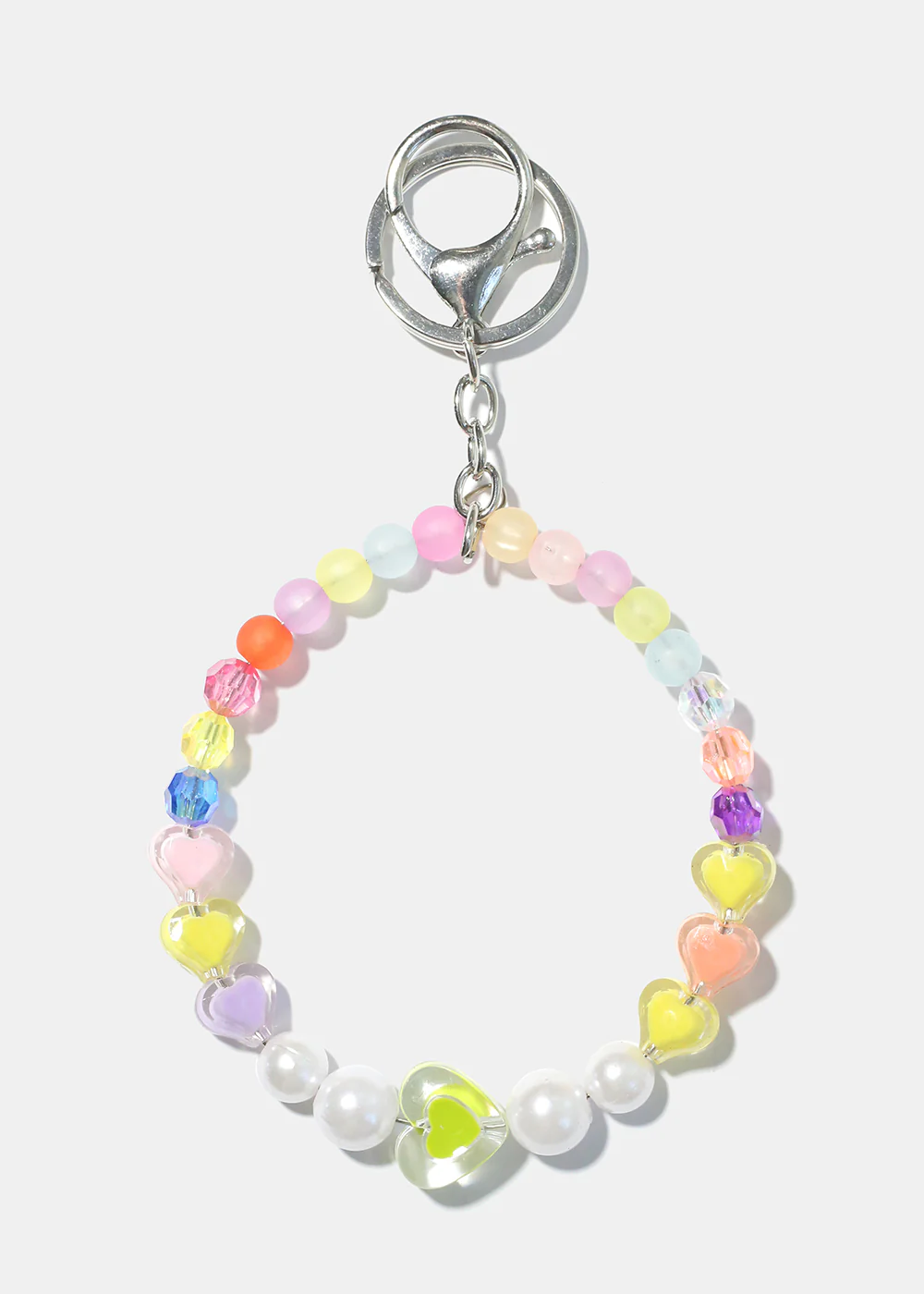 Heart & Bead Key Ring - Image 3