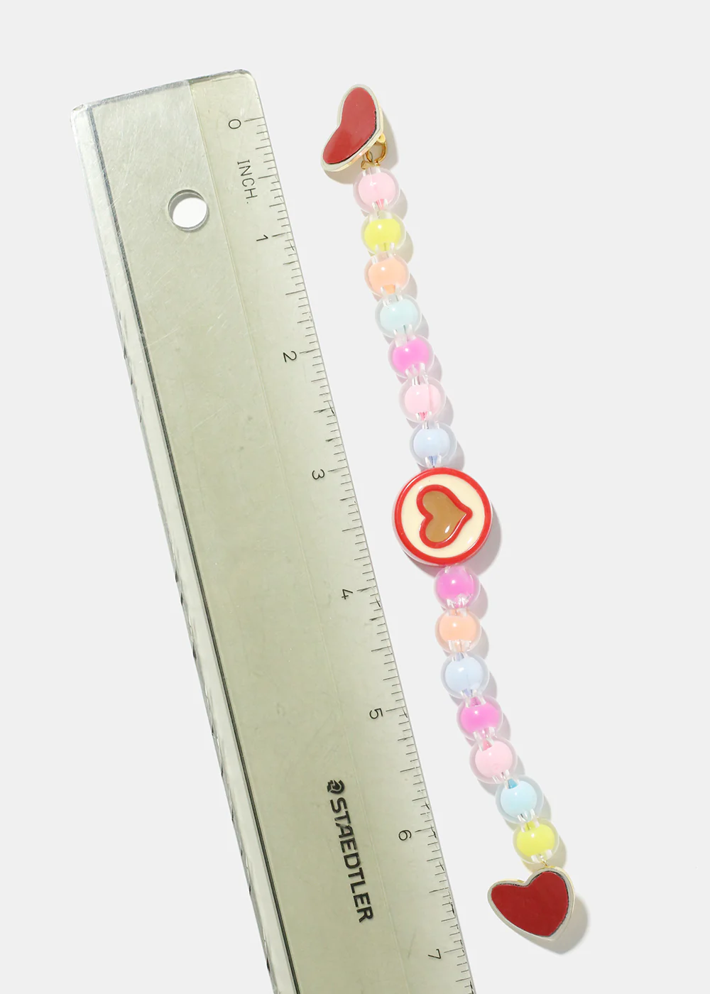 Heart & Bead Phone Strap - Image 4