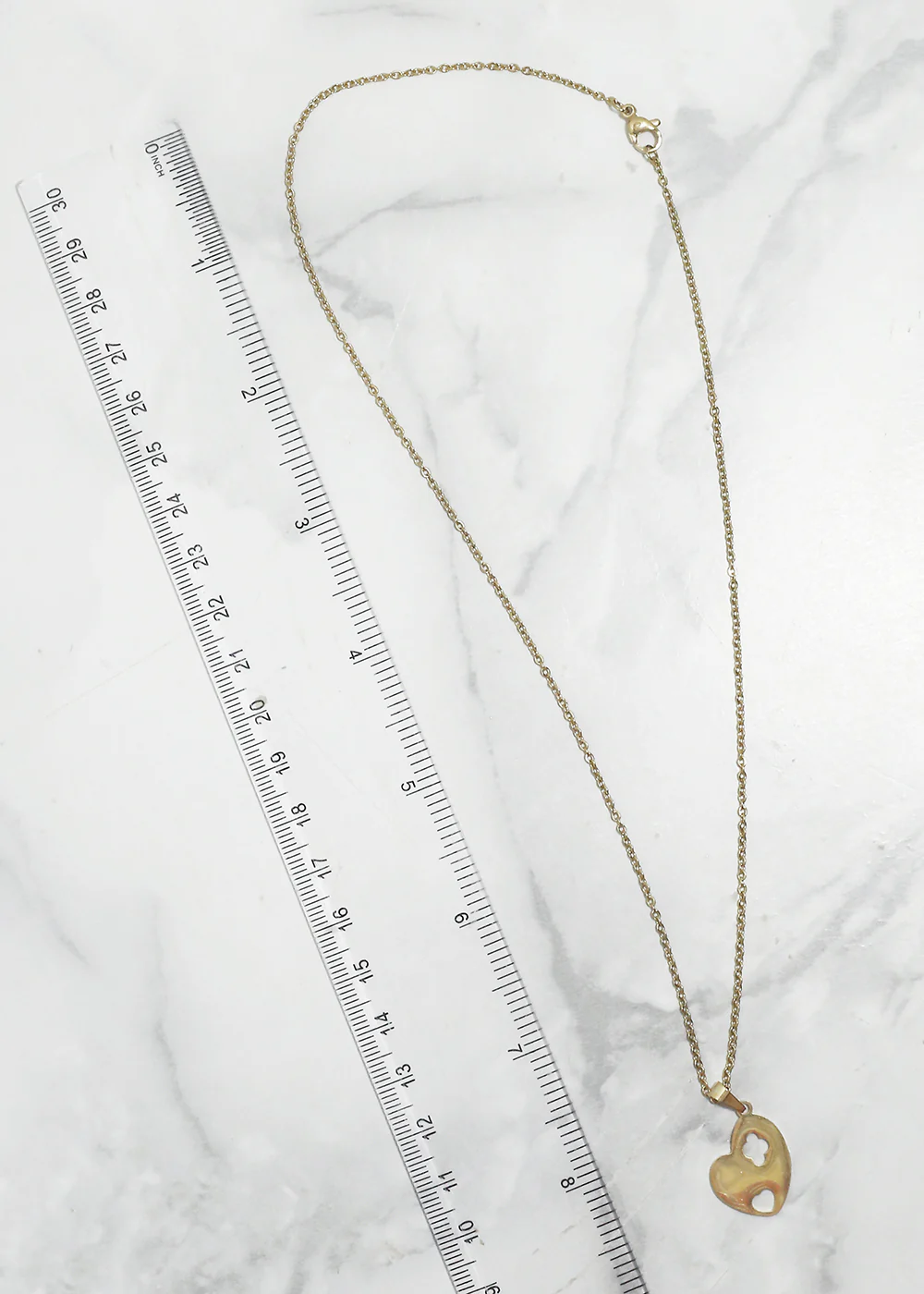 Heart & Clover Necklace - Image 3