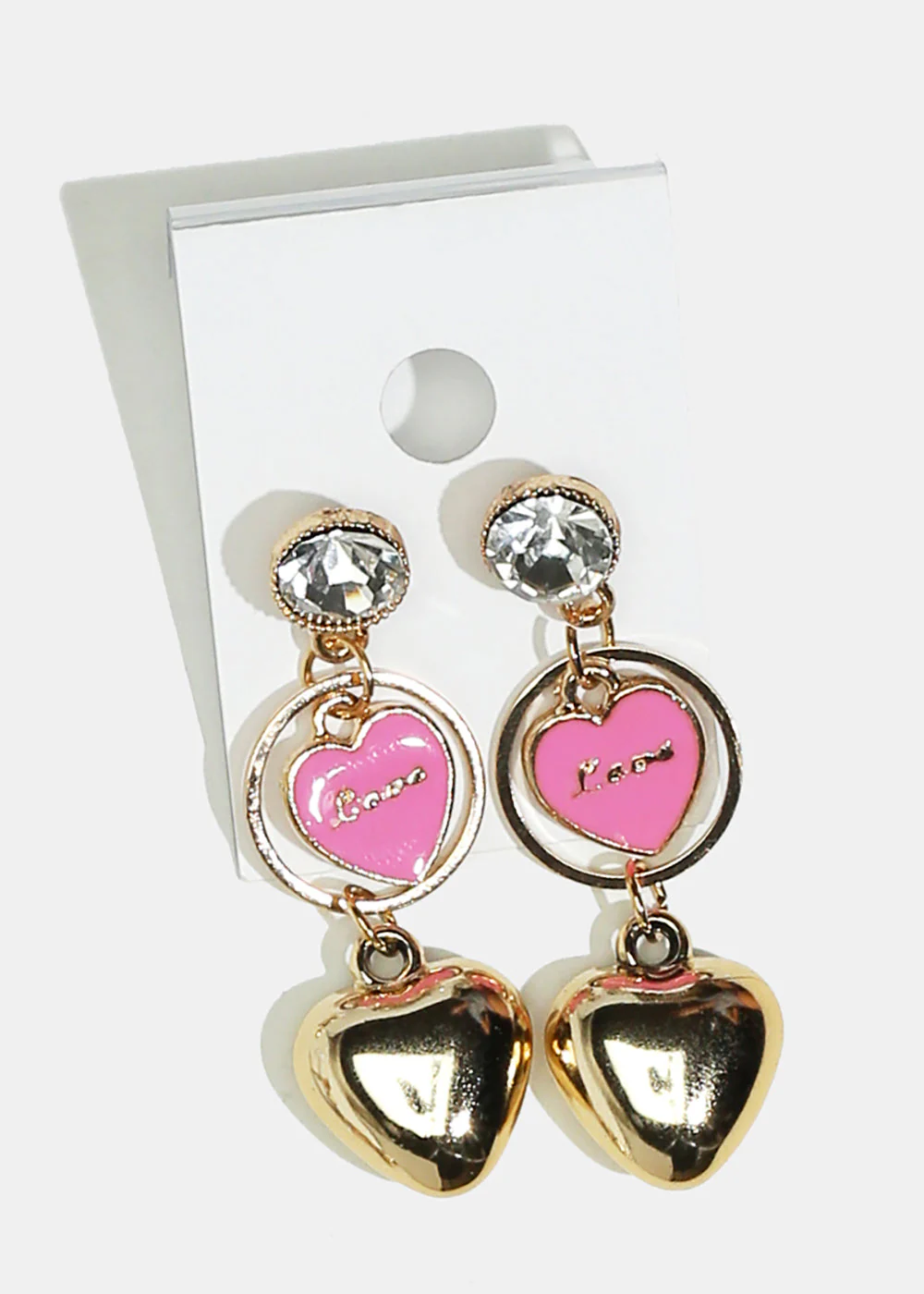 Heart Dangle Earrings - Image 6
