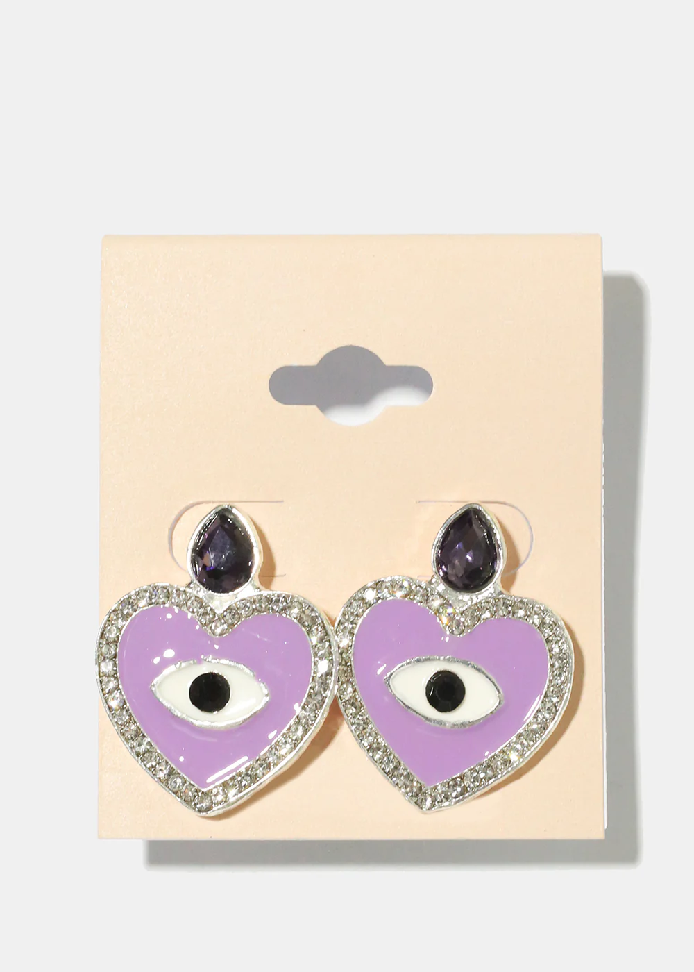 Heart Evil Eye Earrings - Image 12