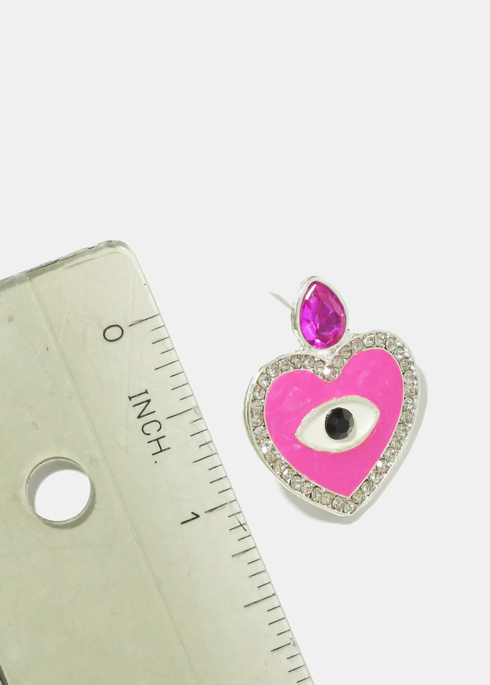 Heart Evil Eye Earrings - Image 14