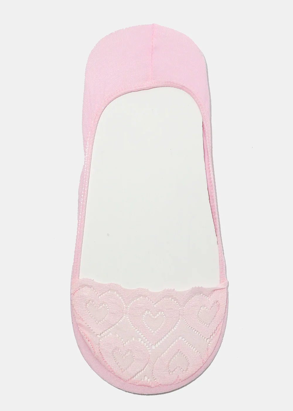 Heart Lace No-Show Socks - Image 6
