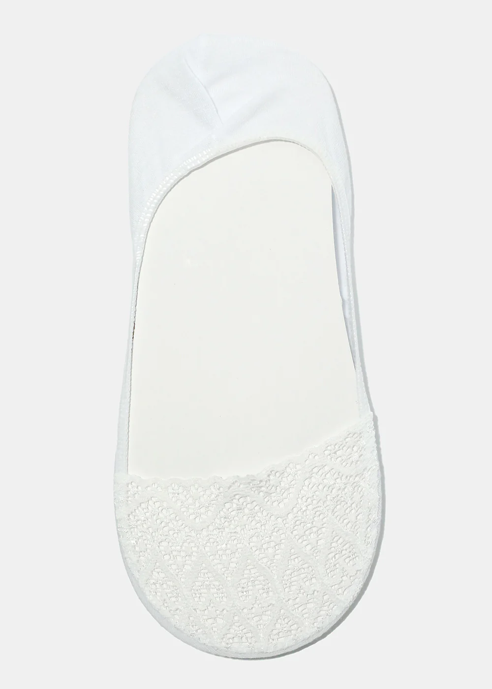 Heart Lace No Show Socks - Image 2