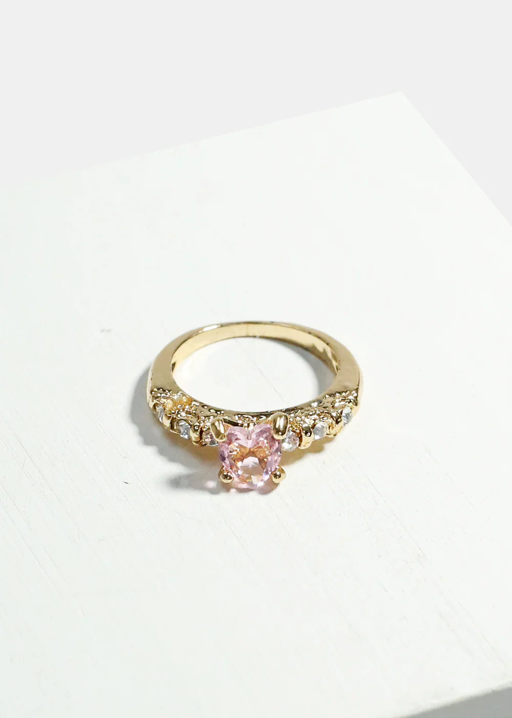 Heart Rhinestone Ring - Image 2