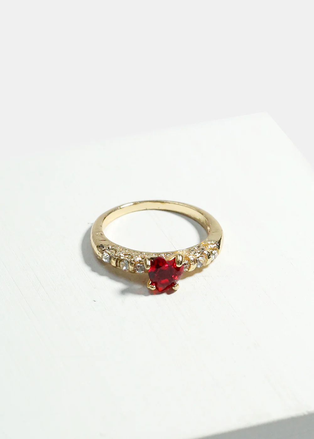Heart Rhinestone Ring - Image 4