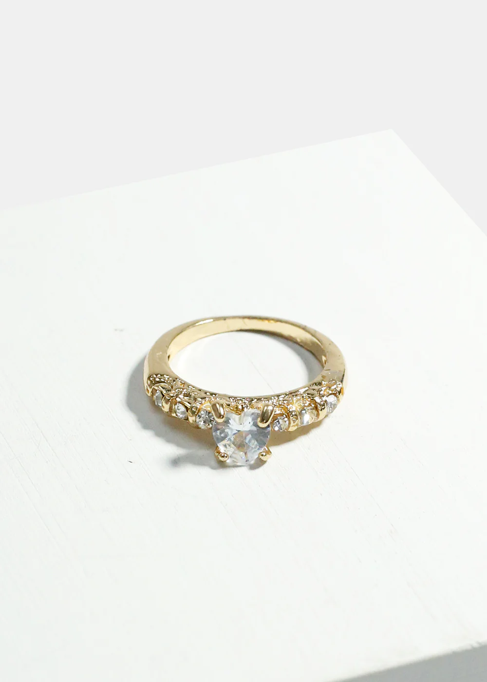 Heart Rhinestone Ring - Image 5