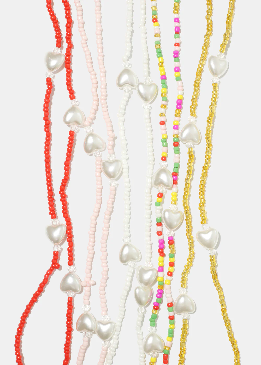 Heart Shape Pearl Bead Waist Chain