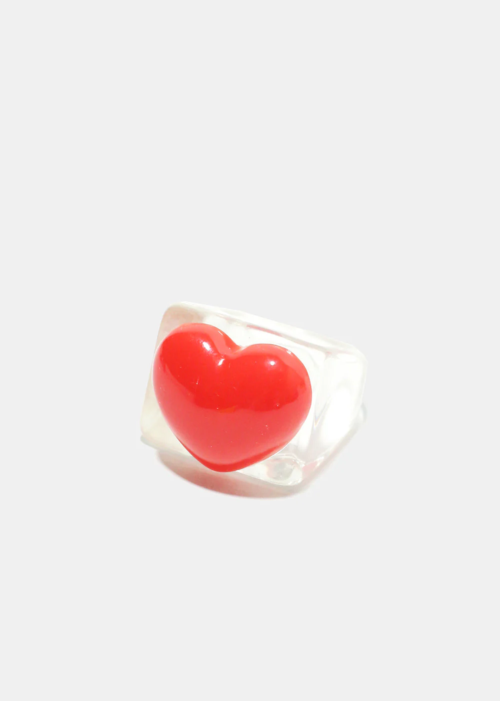 Heart Square Ring - Image 7