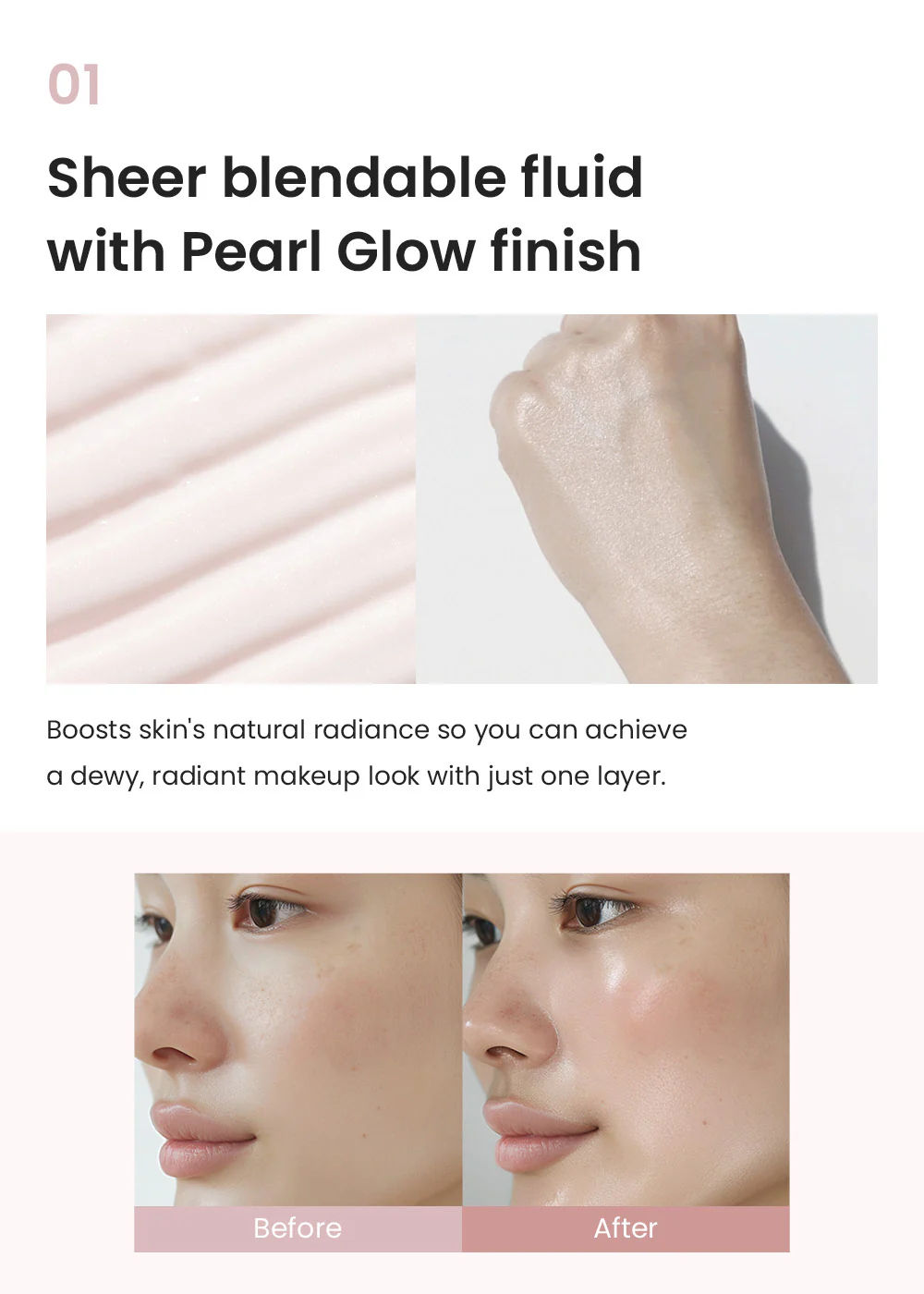 Heimish Artless Glow Base SPF50+ PA+++ 40ml - Image 3