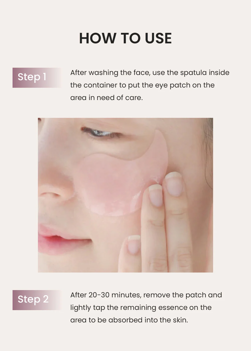 Heimish Bulgarian Rose Water Hydrogel Eye Patch (60 Patches) - Image 7