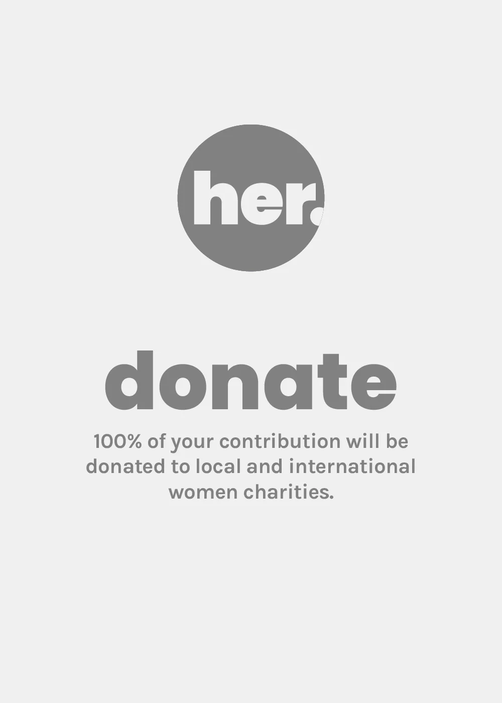 Her Charity: DONATE