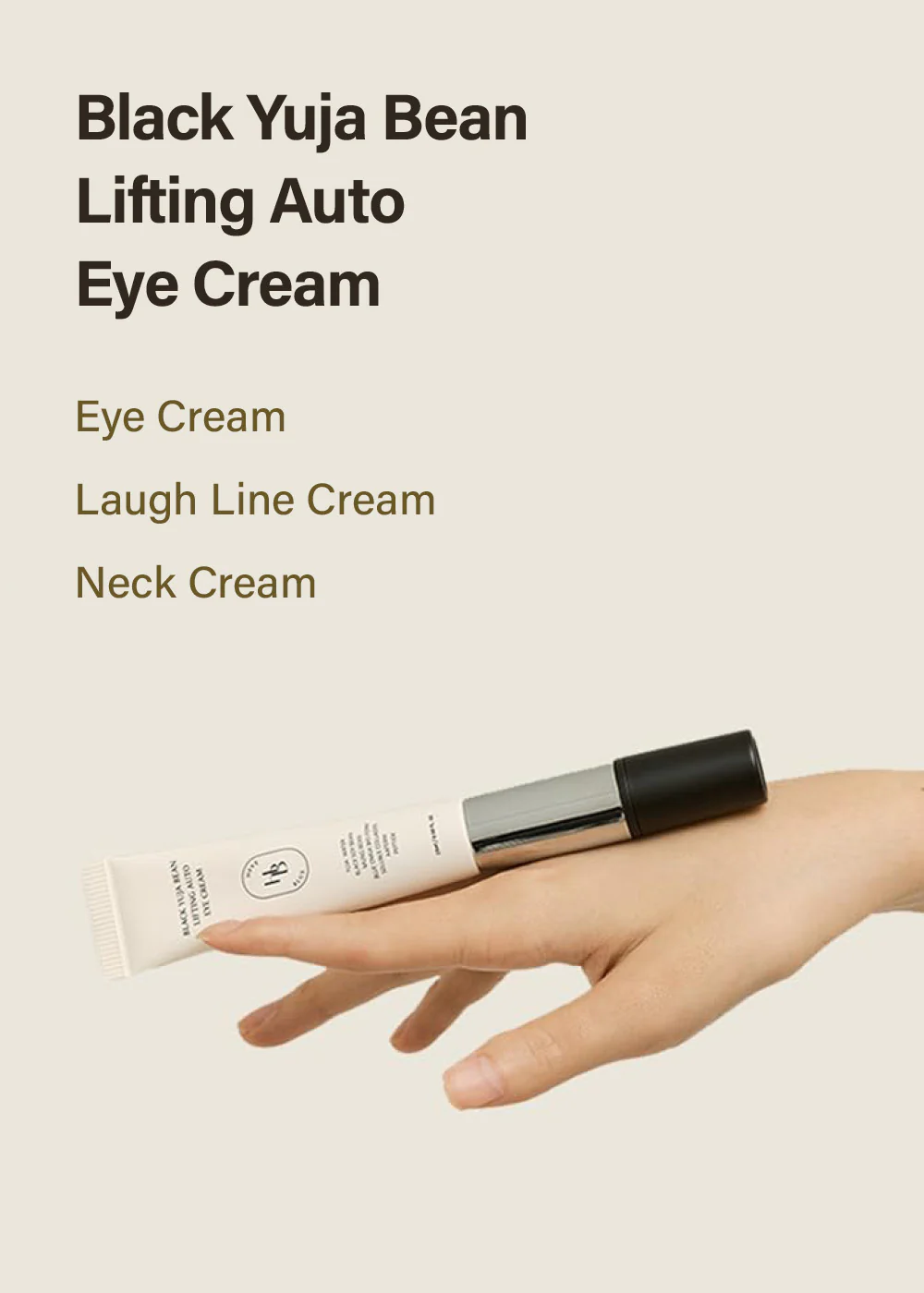 Heveblue Black Yuja Bean Lifting Auto Eye Cream 15ml - Image 2