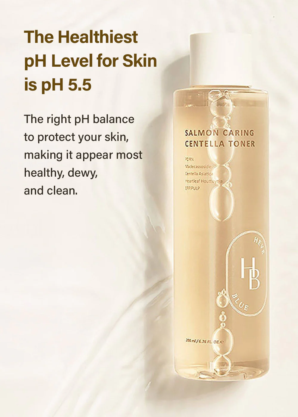 Heveblue Salmon Caring Centella Toner 200ml - Image 3