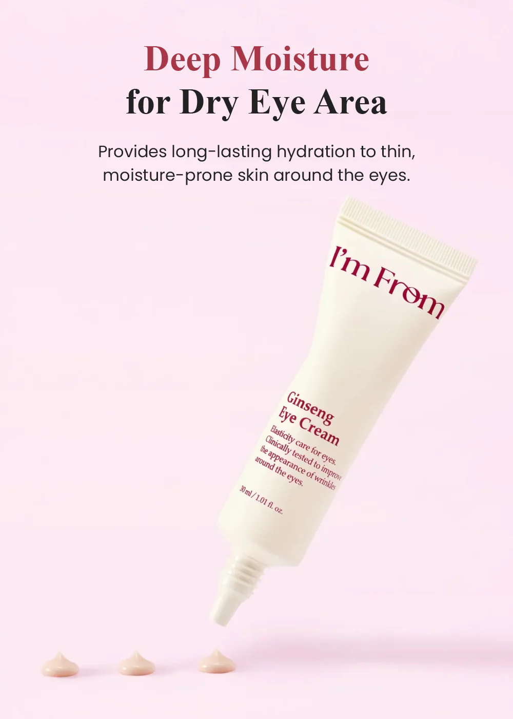 I'm from Ginseng Eye Cream 30ml - Image 2