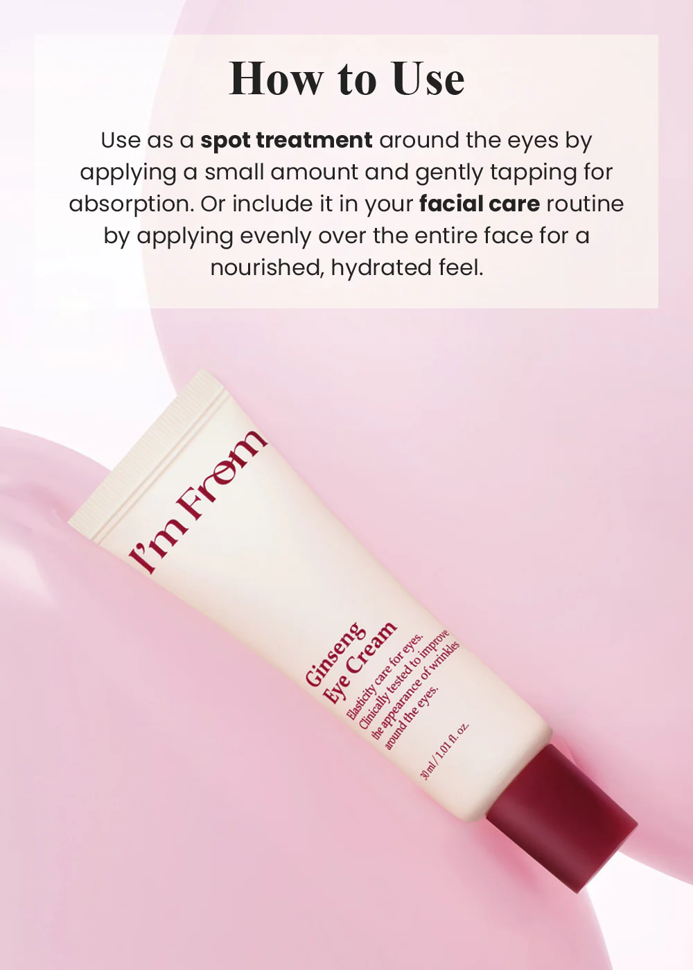 I'm from Ginseng Eye Cream 30ml - Image 7