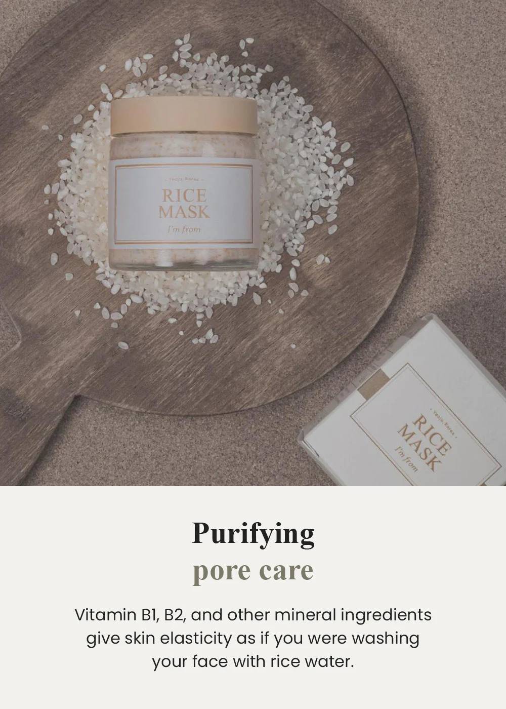 I’m from Rice Mask 110g - Image 5