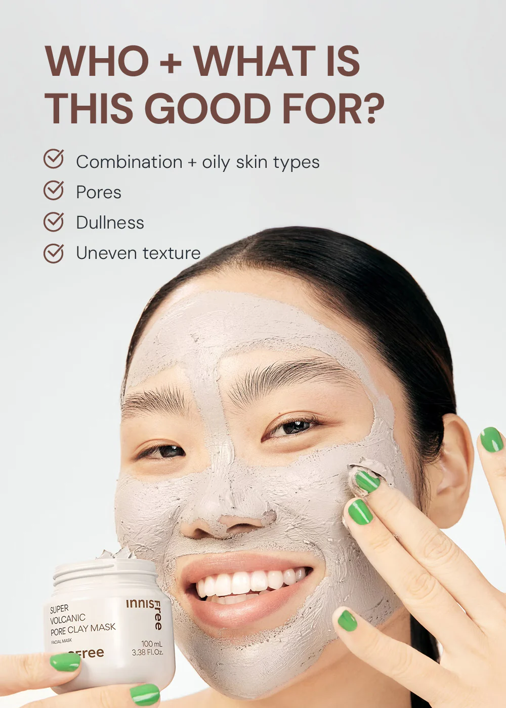 INNISFREE Super Volcanic Pore Clay Mask 100ml - Image 3