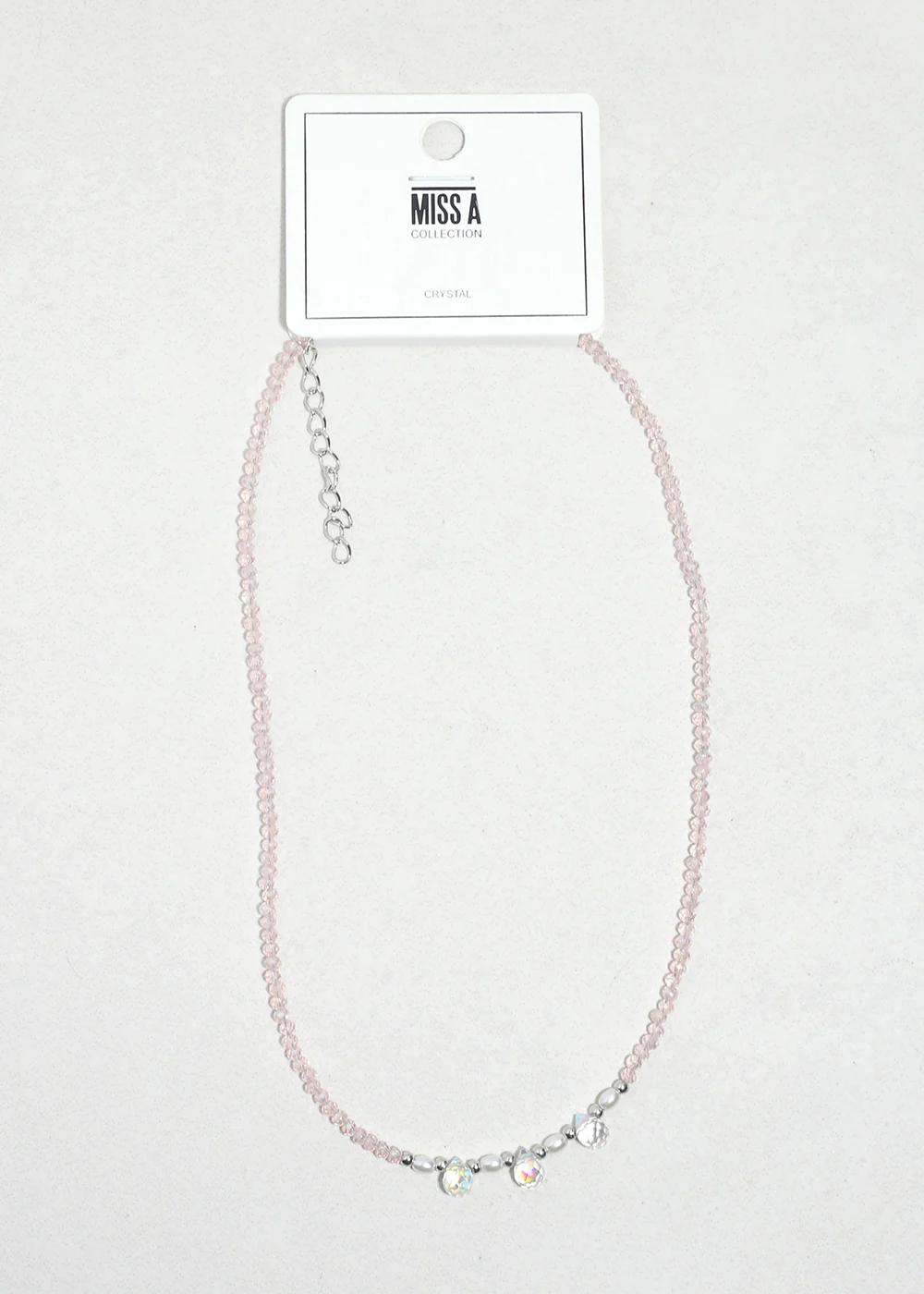 Iris Glow Crystal Beaded Necklace