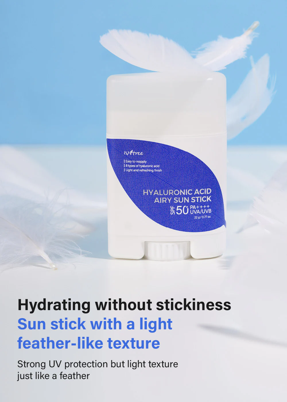 Isntree Hyaluronic Acid Airy Sun Stick 22g - Image 2