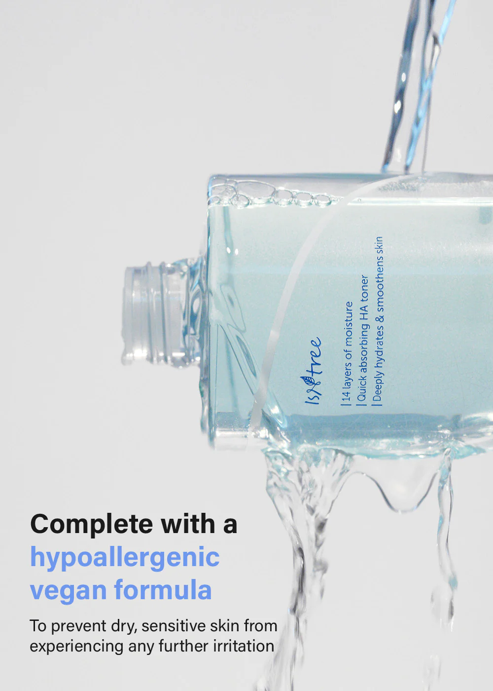 Isntree Ultra-Low Molecular Hyaluronic Acid Toner 300ml - Image 3