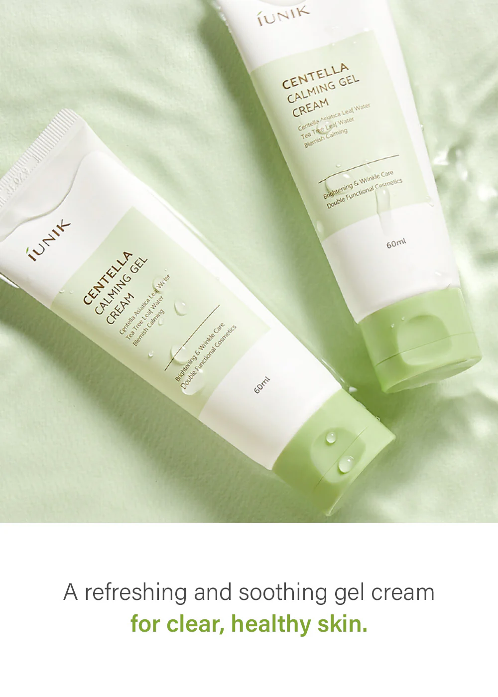 iUNIK Centella Calming Gel Cream 60ml - Image 2