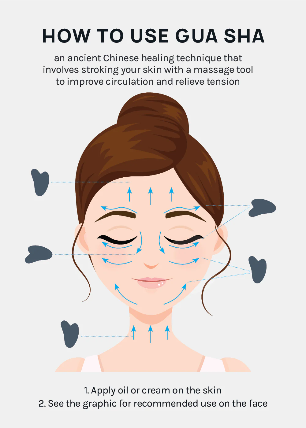 A+ Jade Stone Gua Sha Tool - Image 6