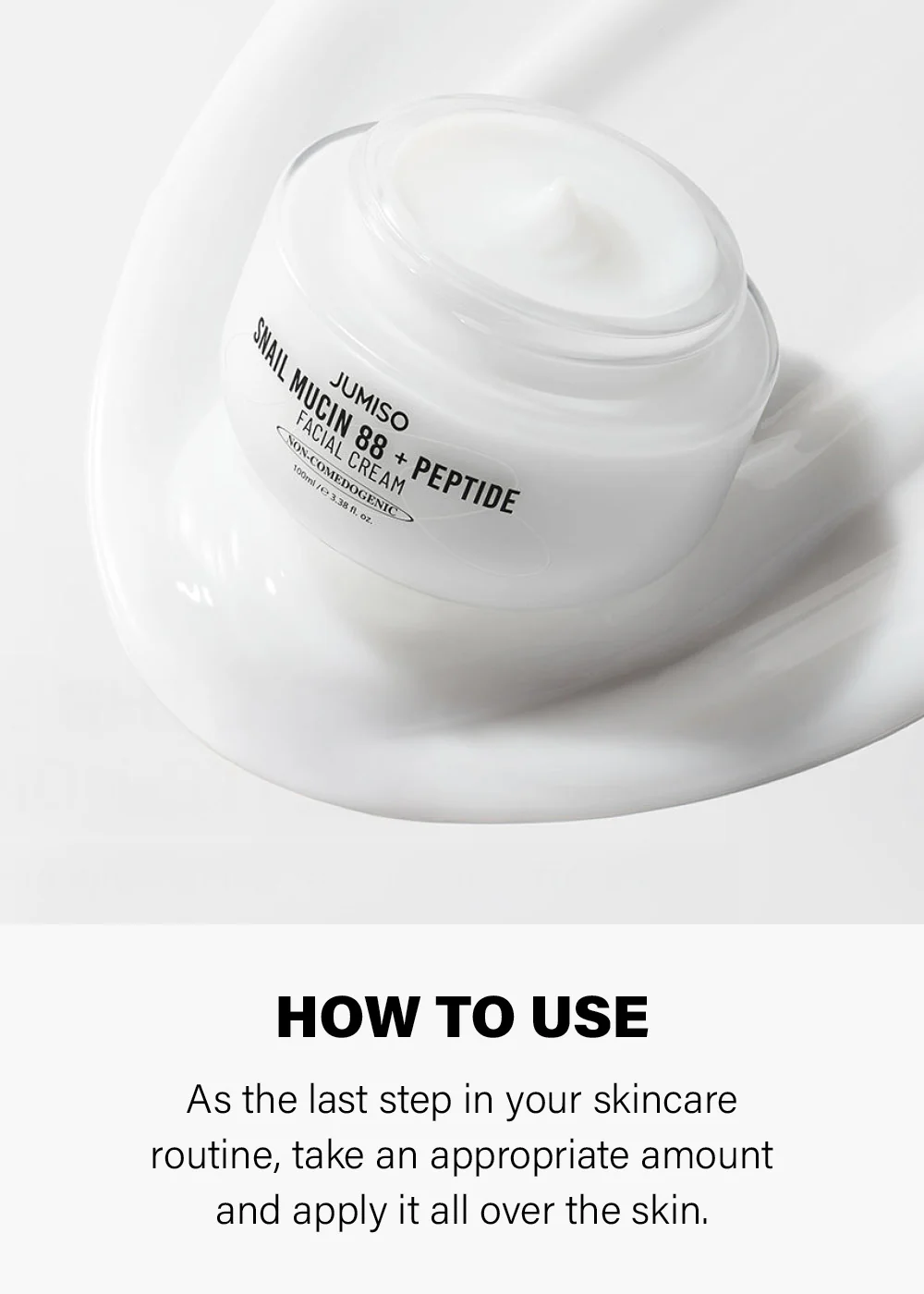 Jumiso Snail Mucin 88 + Peptide Cream 100ml - Image 5